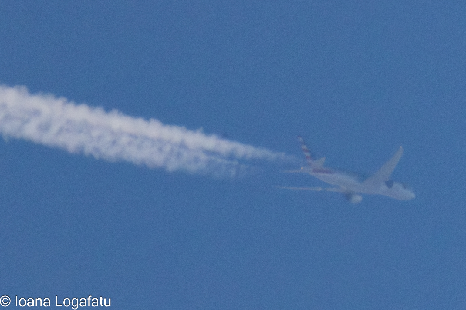 Skyward journey with trails of white clouds